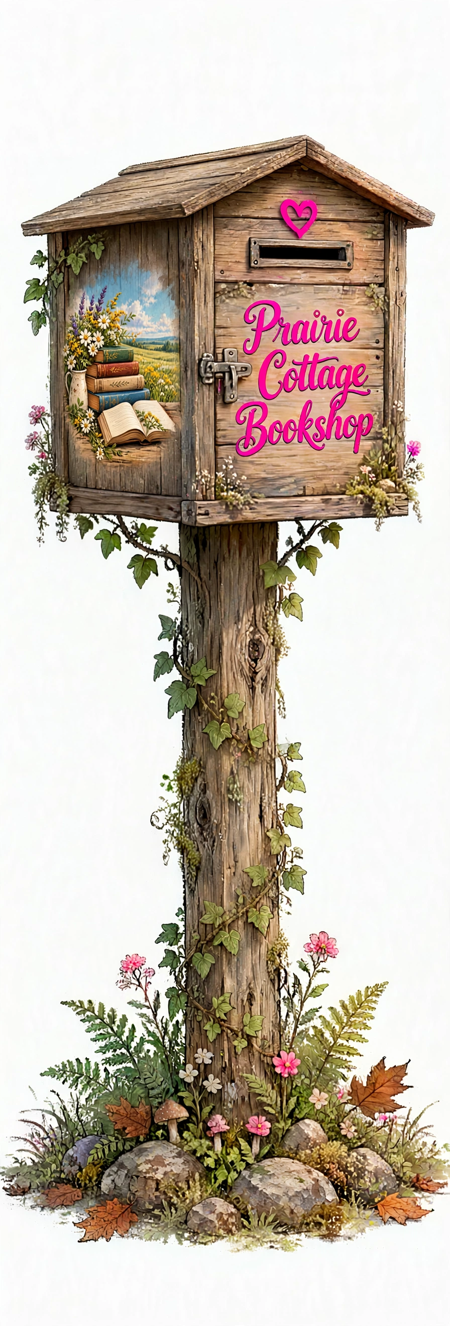 Prairie Cottage Bookshop mailbox