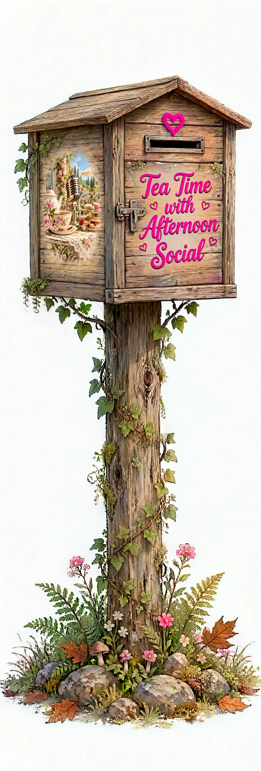 Tea Time with Afternoon Social mailbox