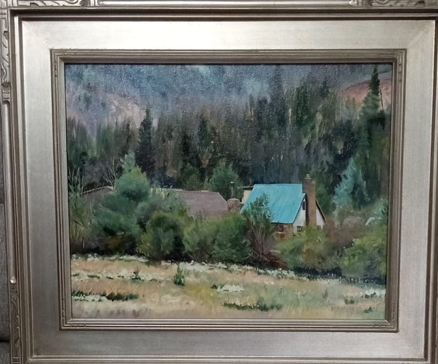 Blue Roof by JoAnn Swearingen Boling