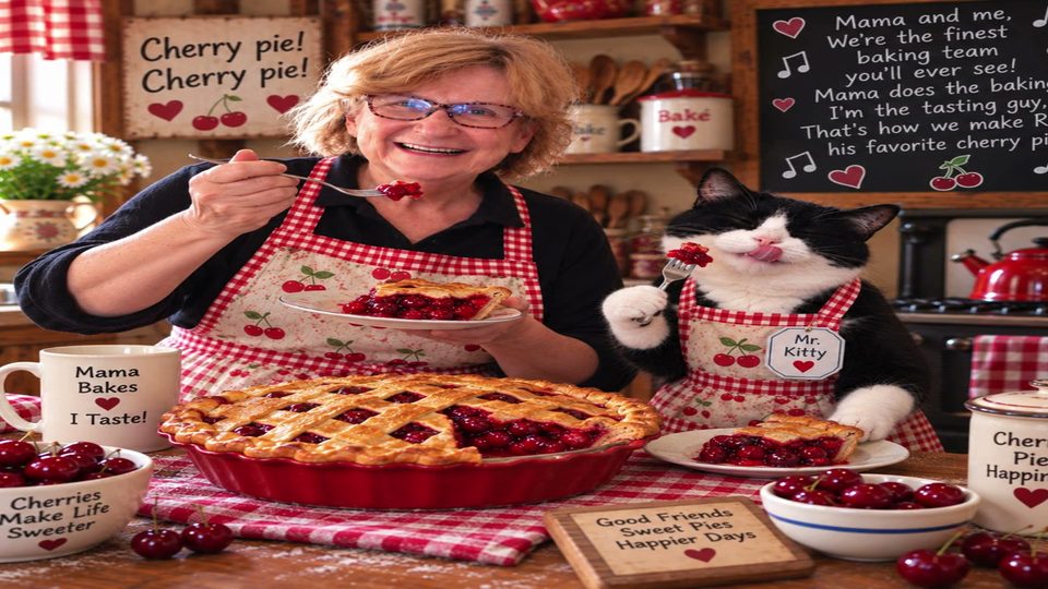Mama, Mr. Kitty, and Cherry Pie video